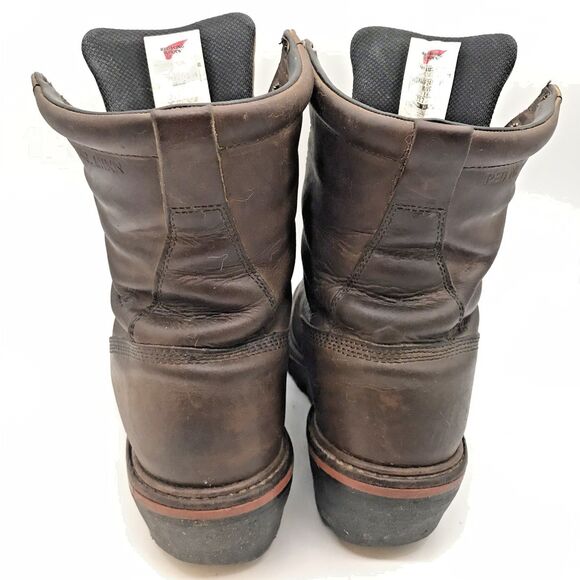 Red Wing LoggerMax Safety Boots Men's 9.5 Leather ASTM F 2413-18 M/I/C EH 2217 - Picture 4 of 13